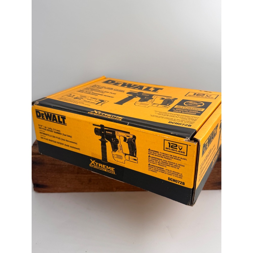 DEWALT 12V Brushless SDS Plus Rotary Hammer - Yellow - Picture 6 of 9
